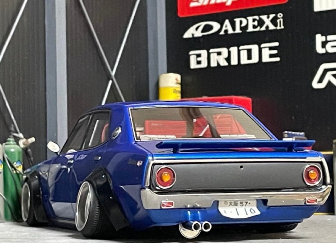 1/18 イグニッションモデル　スカイライン　ヨンメリ　GT-X 【ブルーメタ】