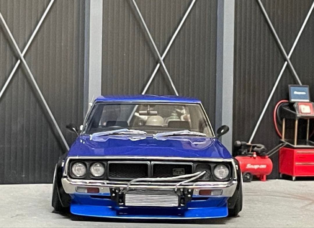 1/18 イグニッションモデル　スカイライン　ヨンメリ　GT-X 【ブルーメタ】