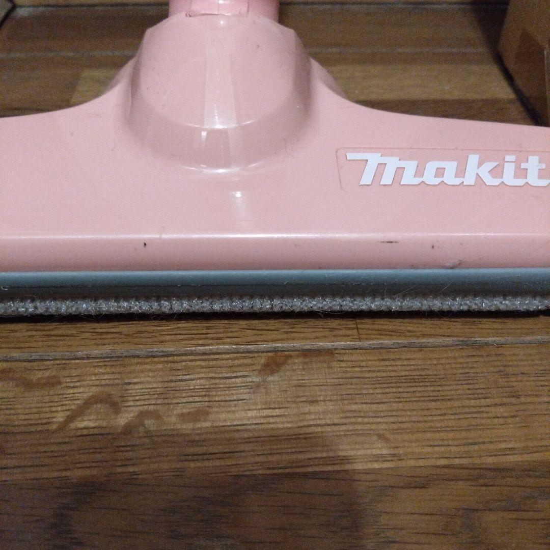 マキタ Makita 充電式クリーナー　紙パック仕様 ピンク 専用スタンド付き