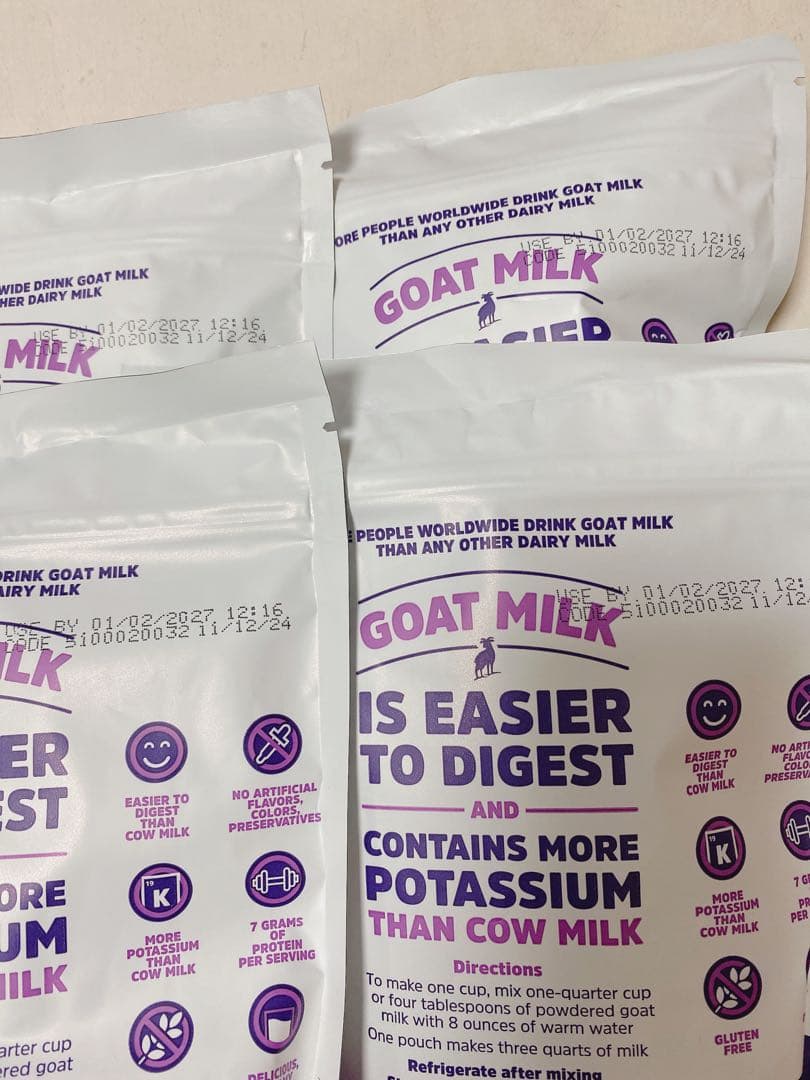 メインバーグゴートミルク　全脂粉ヤギ乳　ヤギミルク　340g ６袋