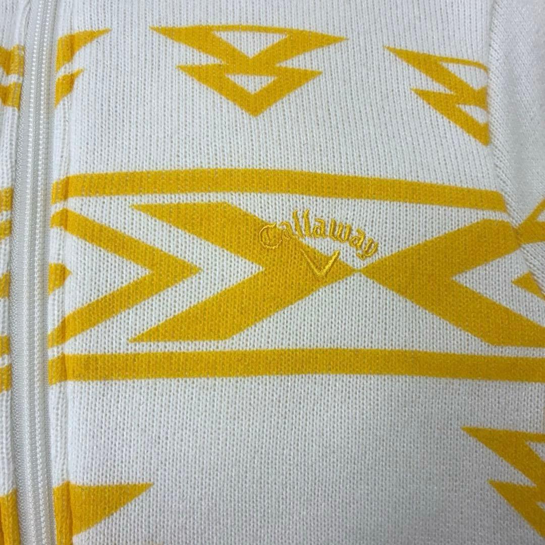 Callaway セットアップ　ボア　パーカー スカート 幾何学模様 L ゴルフ