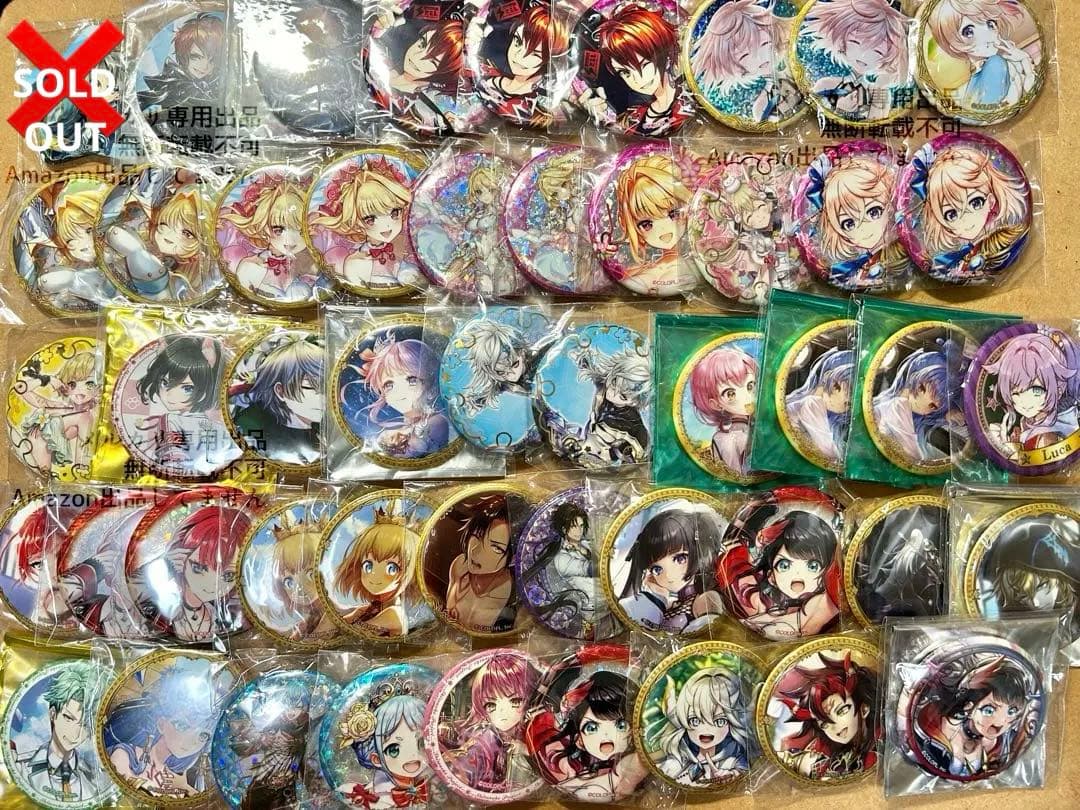 【白猫プロジェクト】引退グッズ② 缶バッジ・アクリル系