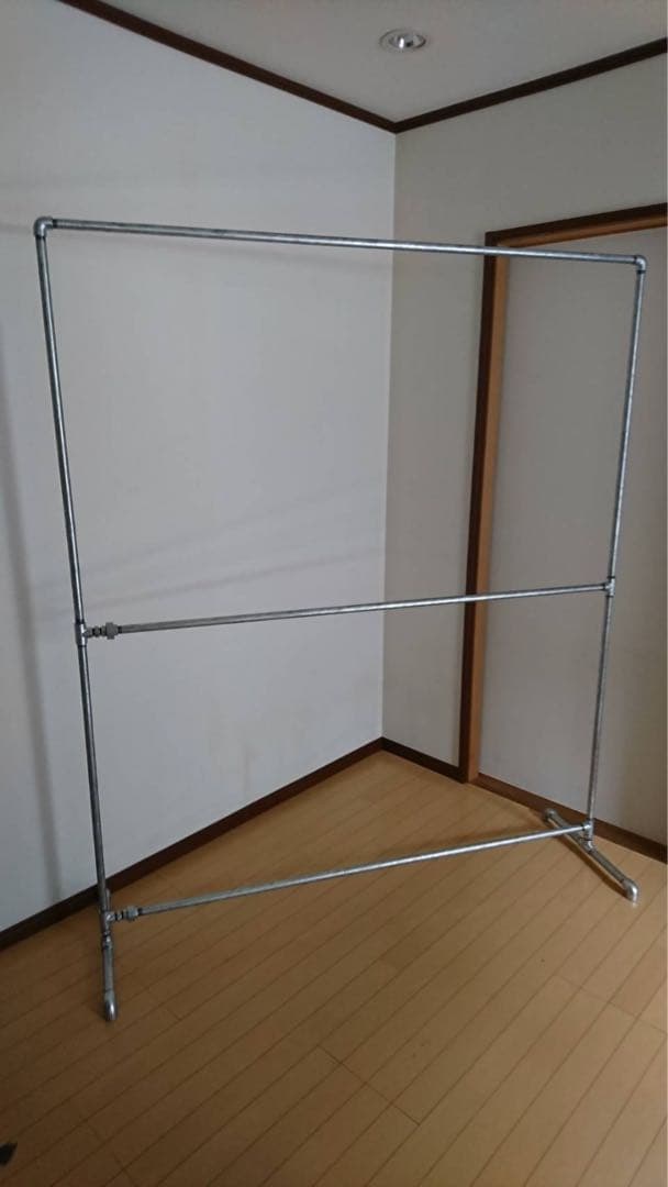 二段ガス管ハンガーラックSilkthread999