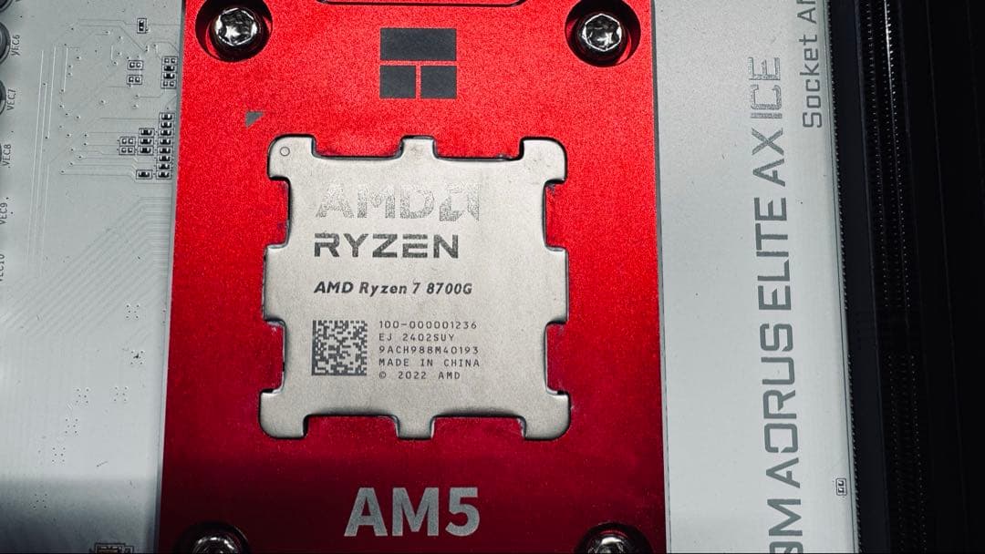 Ryzen 7 8700G マザーボード　メモリ　セット