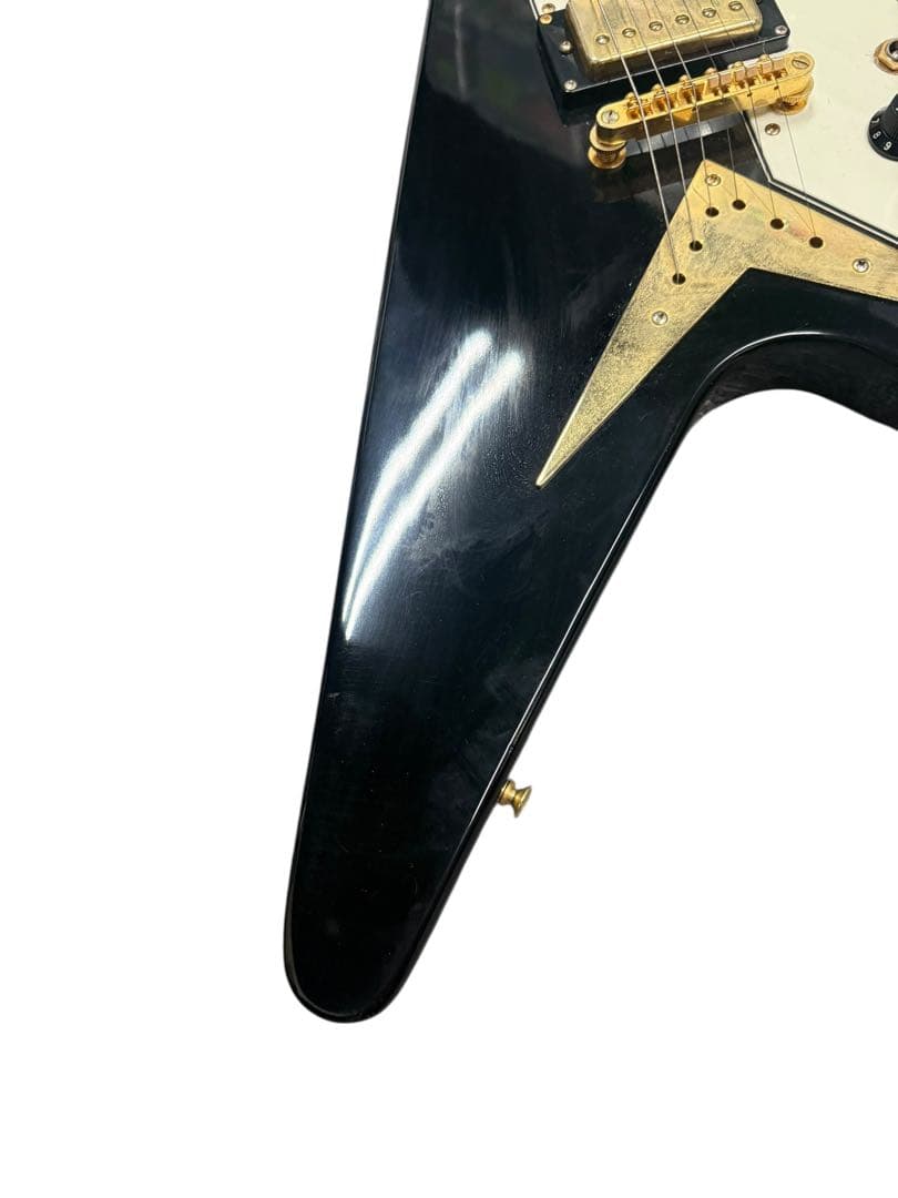 JUNO FV フライングV エレキギター ブラックKORINA コリーナタイプ