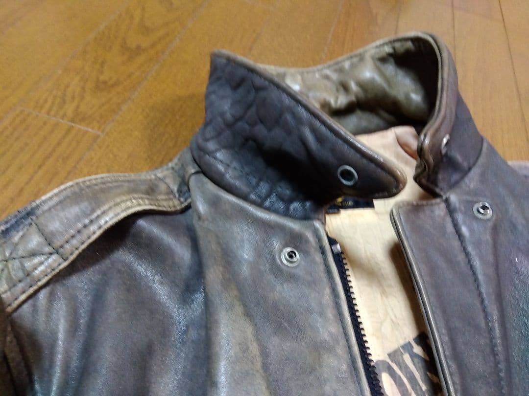 メンズ　本革レザージャケット　Ｌサイズ