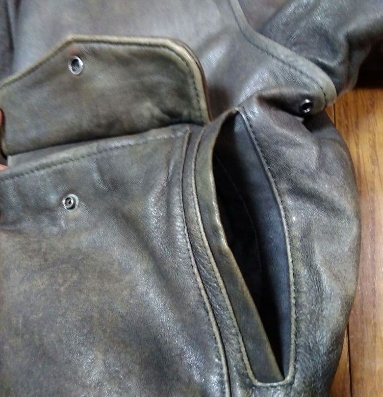 メンズ　本革レザージャケット　Ｌサイズ