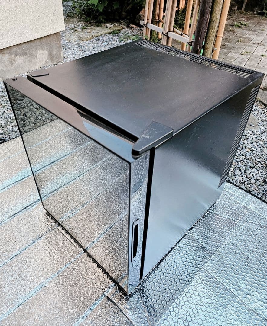 【美品】A-Stage　1ドアミラーガラス冷蔵庫　32L