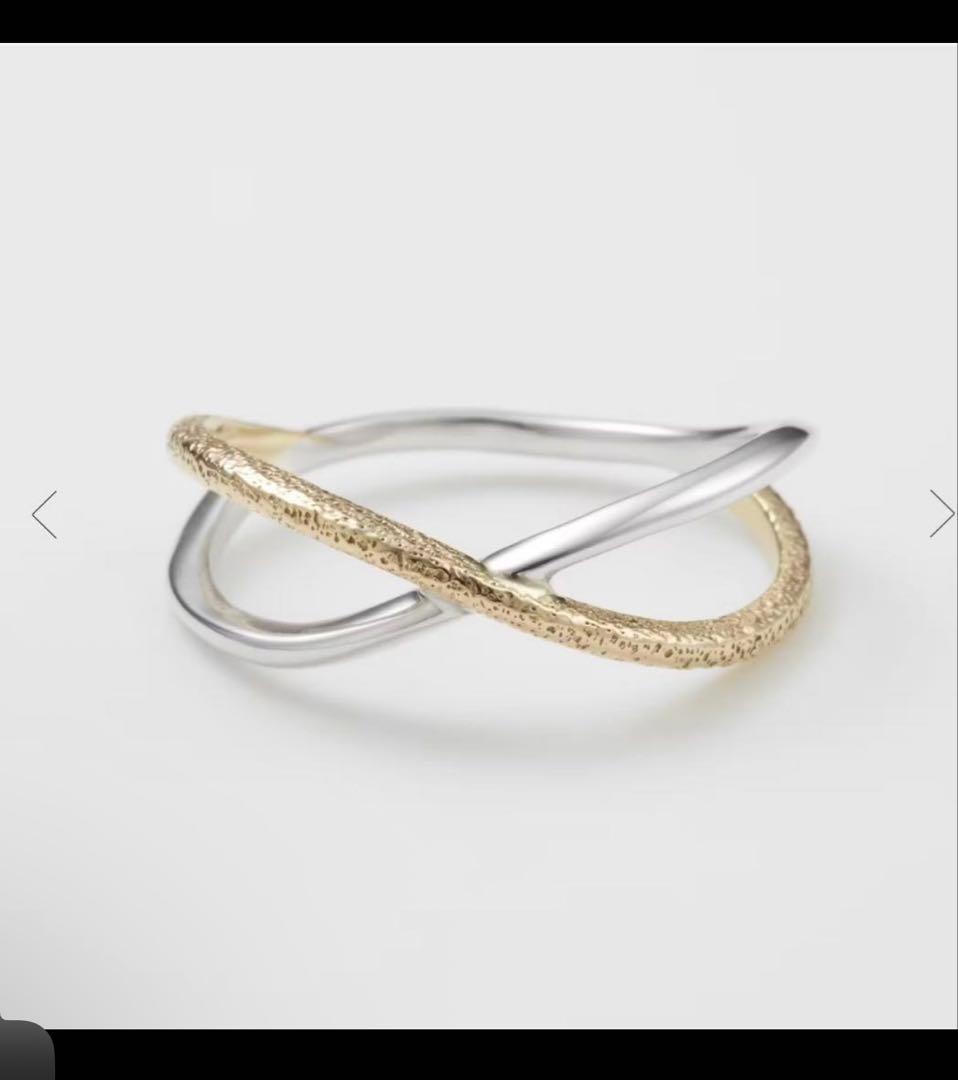 agete/アガット　シルバー/K10 リング　13号