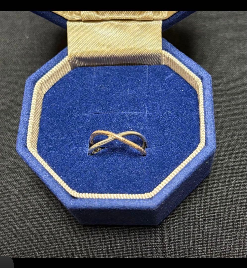 agete/アガット　シルバー/K10 リング　13号