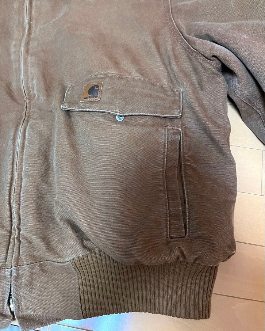 Carhartt ボンバージャケット サンタフェジャケット J165 ブラウン