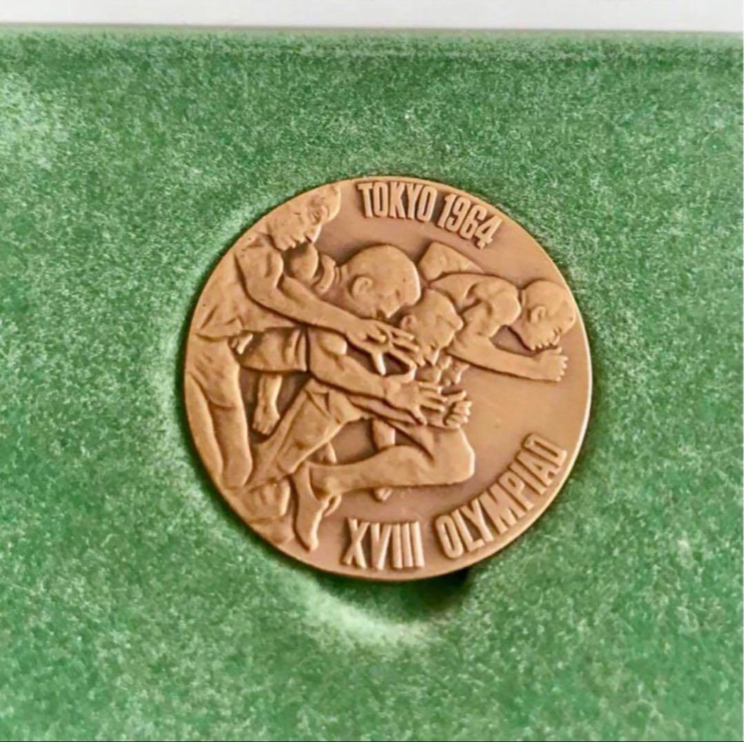 【美品】1964年 東京オリンピック記念 銀メダル・銅メダル ①