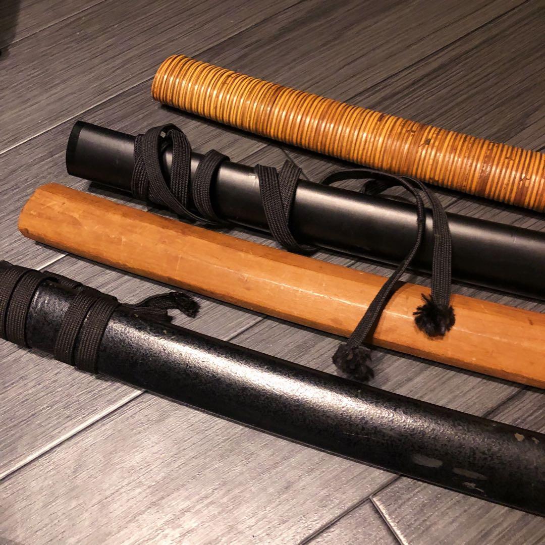 模造刀　大小4本セット　脇差　骨董品　模擬刀まとめ　藤巻