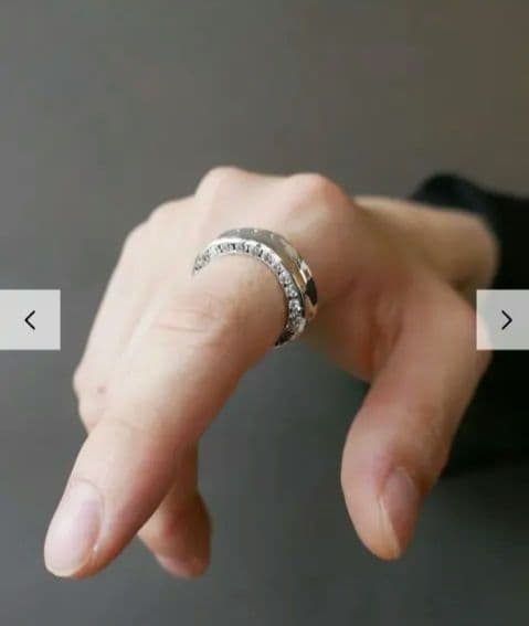 e.m. リング ジルコニア　シルバーリング