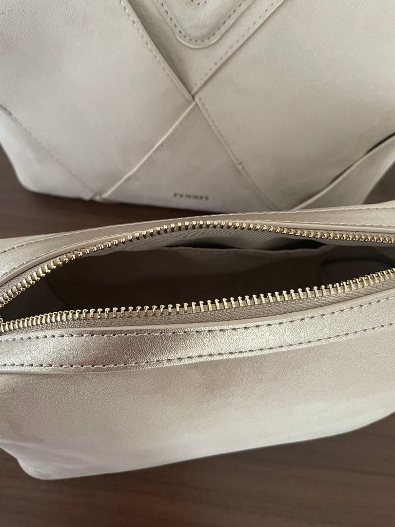 FENNEL スエードトライアングルハンドルバッグ