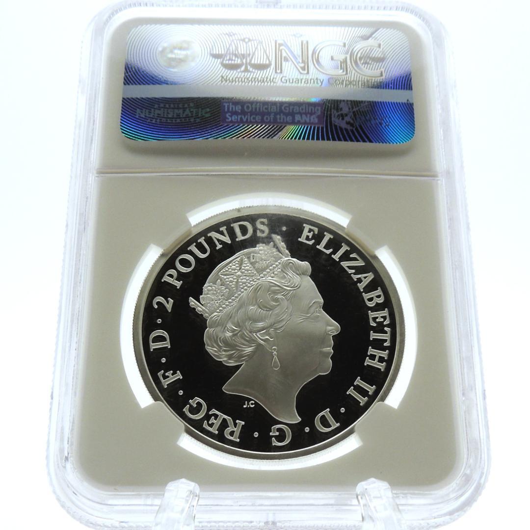 2016 ブリタニア ウナ ライオン 銀貨 ★初期500枚 NGC PF70UC