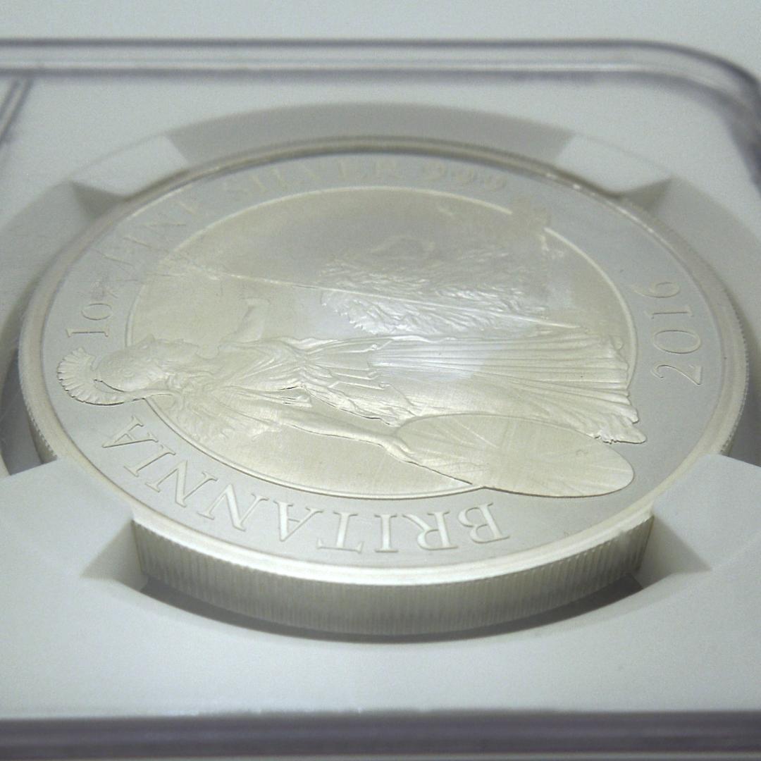 2016 ブリタニア ウナ ライオン 銀貨 ★初期500枚 NGC PF70UC