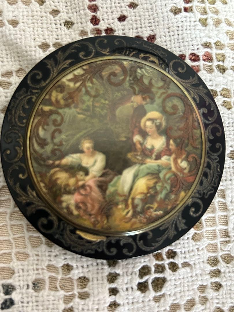 フランスアンティークコンパクト