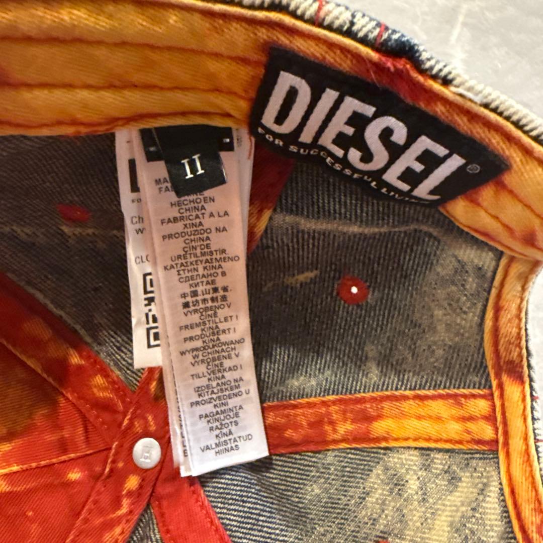 DIESEL デニム風キャップ サイズII