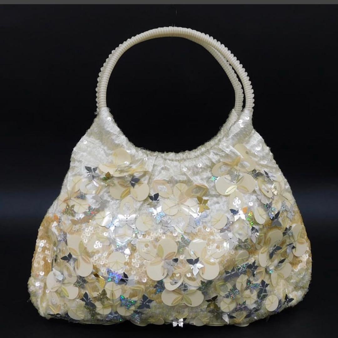 希少　アンテプリマ ワイヤーバッグ　スパンコール　蝶