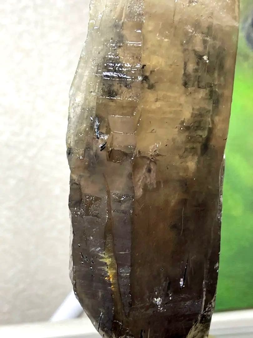 共生スモーキークォーツ・レインボー　・トルマリン　370g