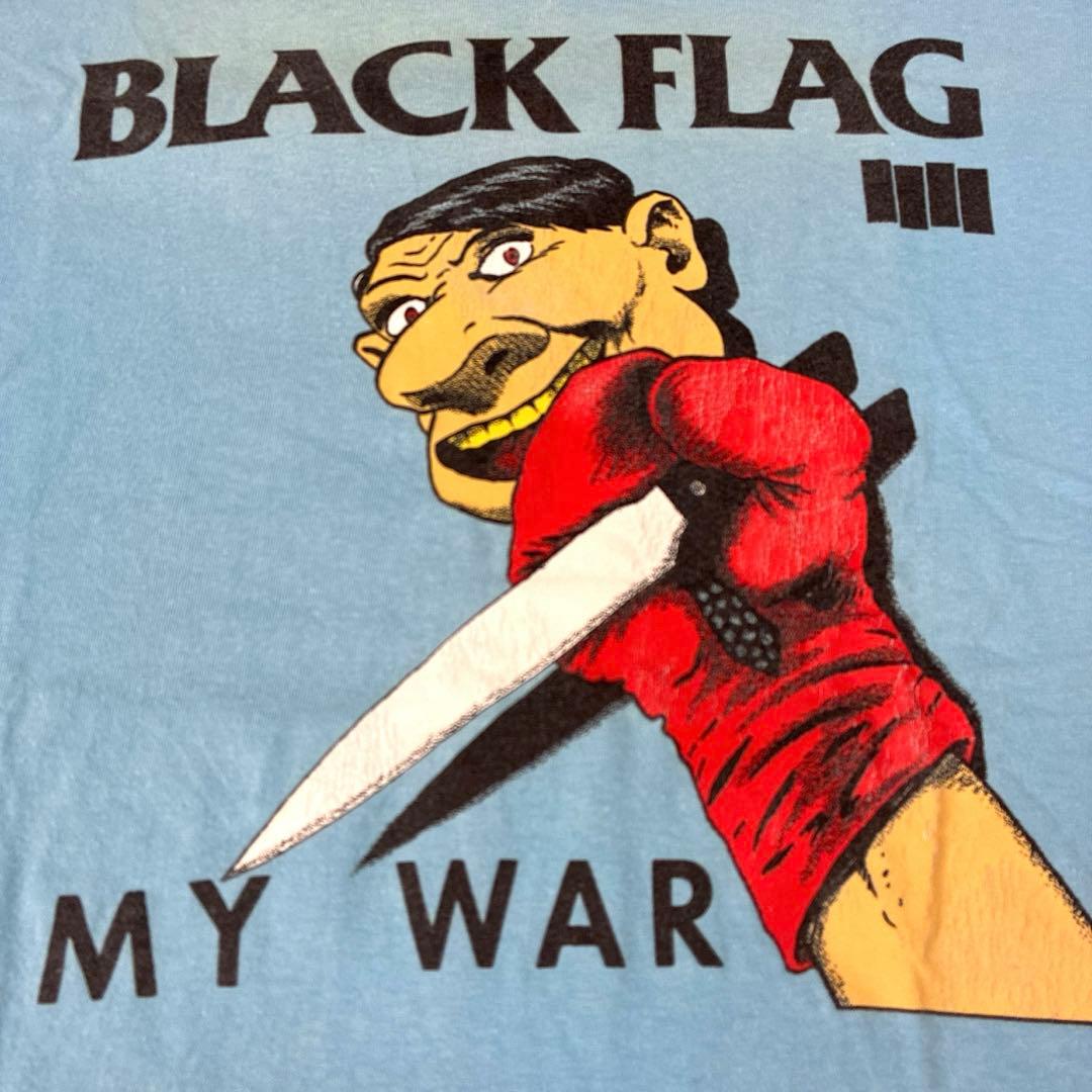 BLACK FLAG MY WAR Hanes BEEFYバンドT シャツXL