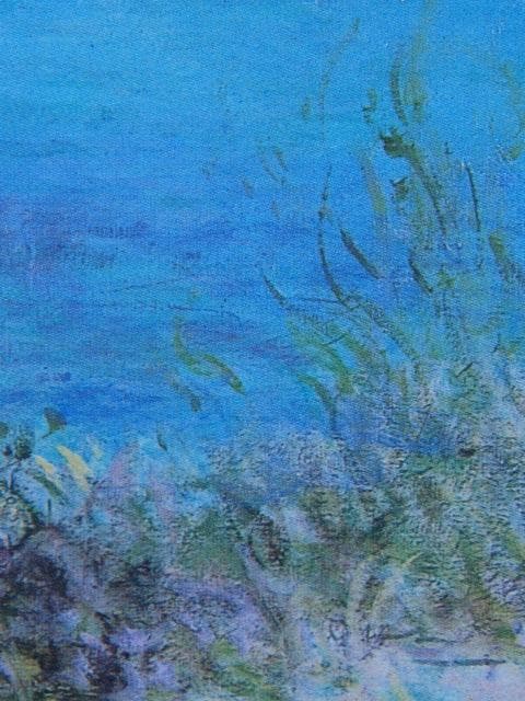 岡義実、【ブルターニュ】、希少な画集画、新品高級額・額装付