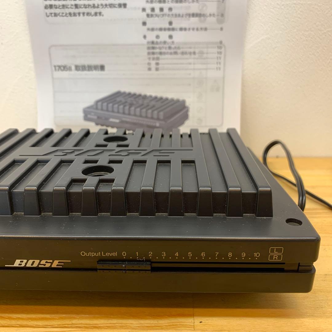 希少 BOSE 1705Ⅱ 美品 ステレオパワーアンプ メンテナンス済 動作品