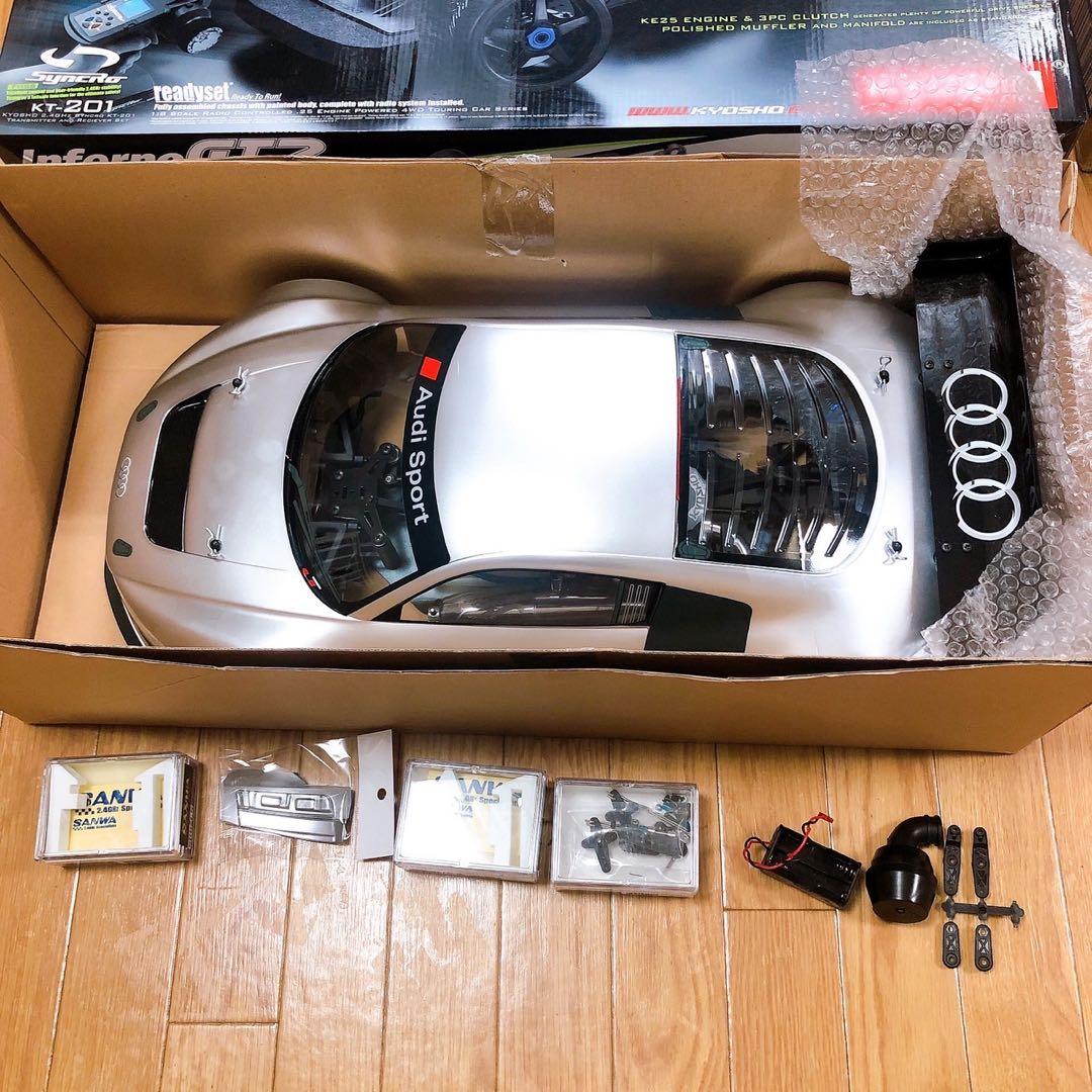 京商 インファーノGT2 RACE SPEC アウディ R8 LMS セット