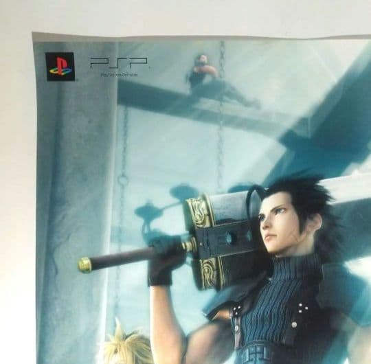 未使用 クライシスコア ファイナルファンタジーⅦポスター ダミージャケット非売品