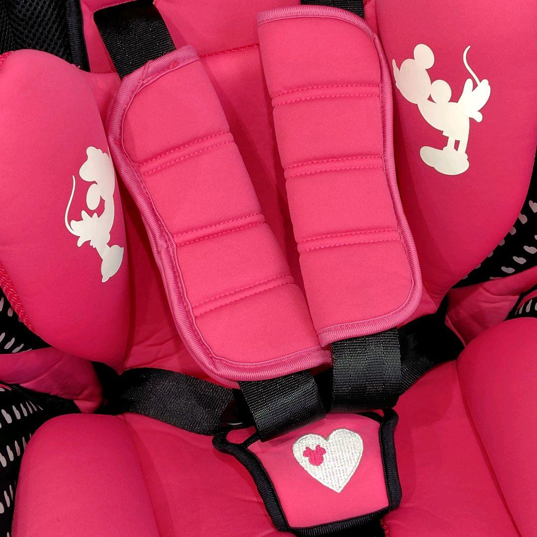 美品　HG ミニーマウス チャイルドシート ピンク 西松屋 限定　廃盤　可愛い