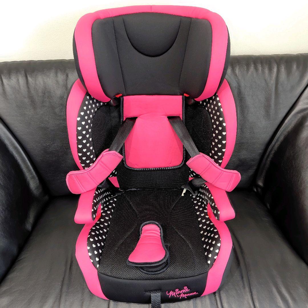 美品　HG ミニーマウス チャイルドシート ピンク 西松屋 限定　廃盤　可愛い