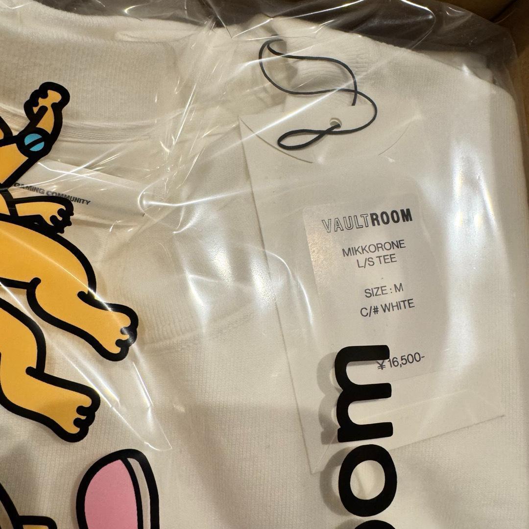 MIKKORONE L/S TEE WHITE vaultroom Mサイズ