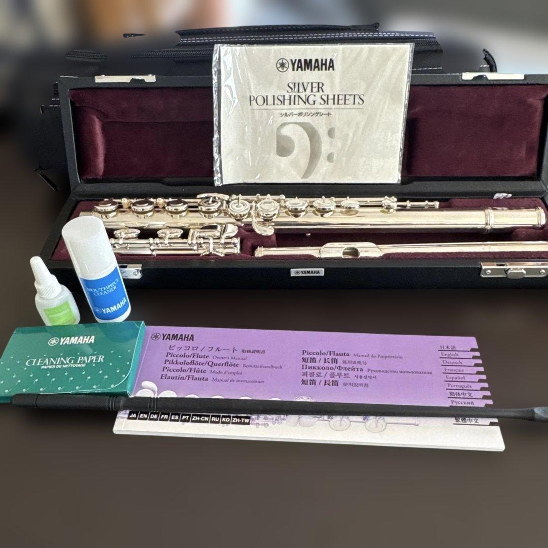 美品(2025年３月購入)ヤマハ　フルートYFL-517