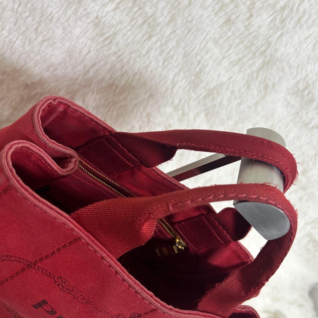 【正規品】PRADA プラダ　カナパS デニム　ハンドバッグ ギャランティーあり