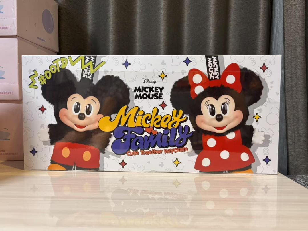 DISNEY ミッキーファミリー キュート トゥギャザー ぬいぐるみキーチェーン