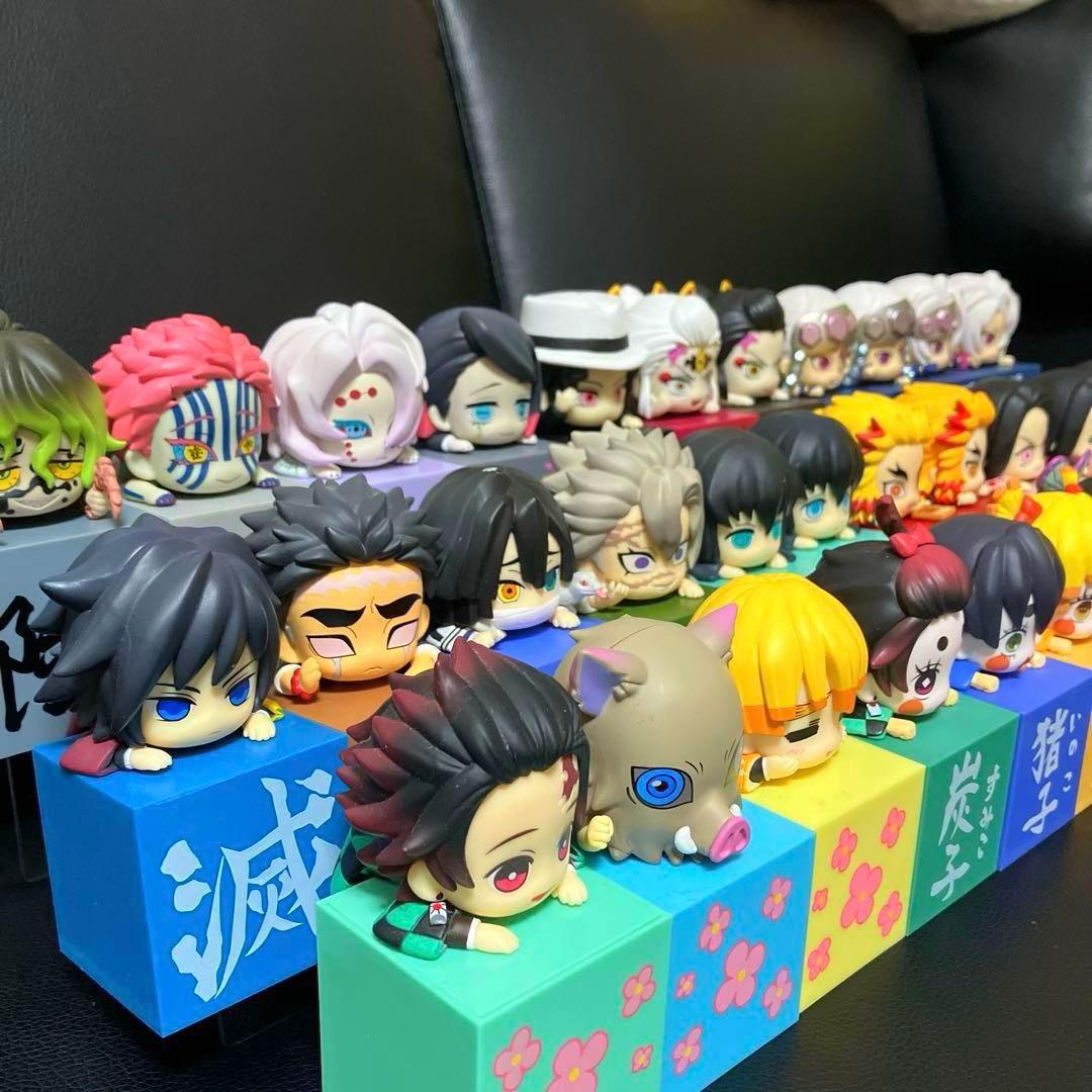 【※初版】 鬼滅の刃 ひっかけフィギュア 胡蝶しのぶ 不死川実弥 時透無一郎