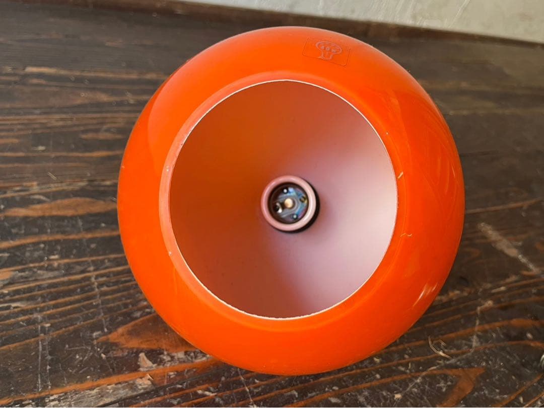 希少 ガラス 天井照明 ペンダントライト 当時物 昭和レトロ レトロポップ