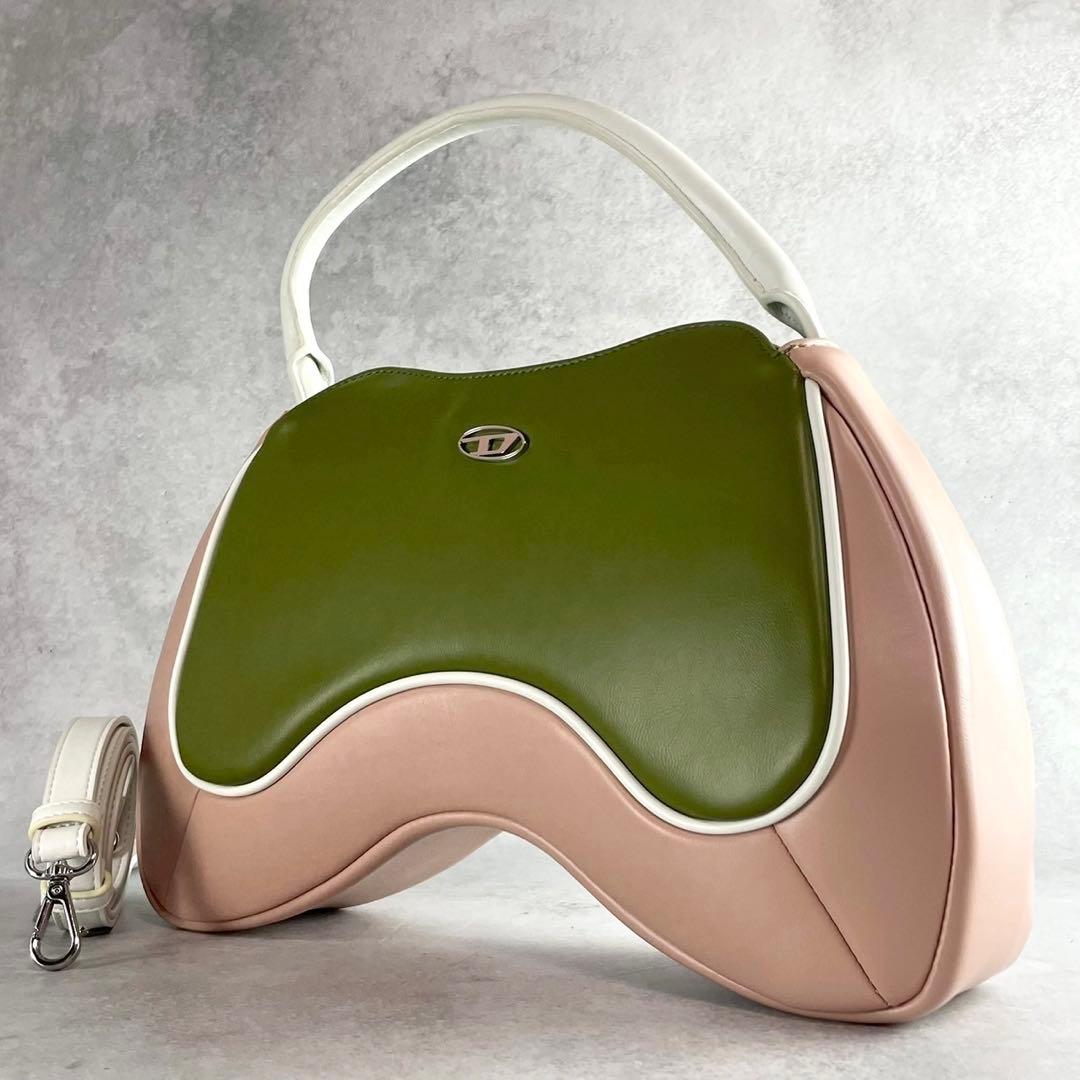 極美品 DIESEL ショルダーバッグ 2way Play Top Handle