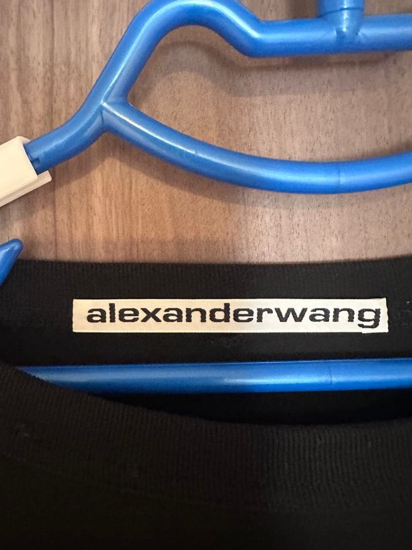 alexanderwang ブラック 長袖Tシャツ