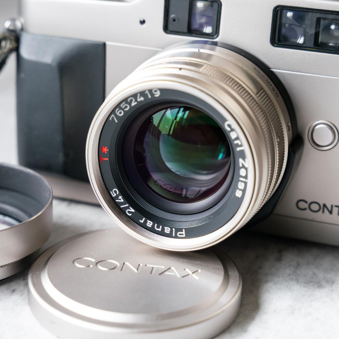 CONTAX G1D ＋ planar 45mm TLA 140 flash