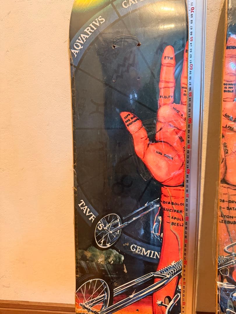 ドリブン　デイビットマン　スケートボードデッキ2枚組セット　チョッパー　ハーレー