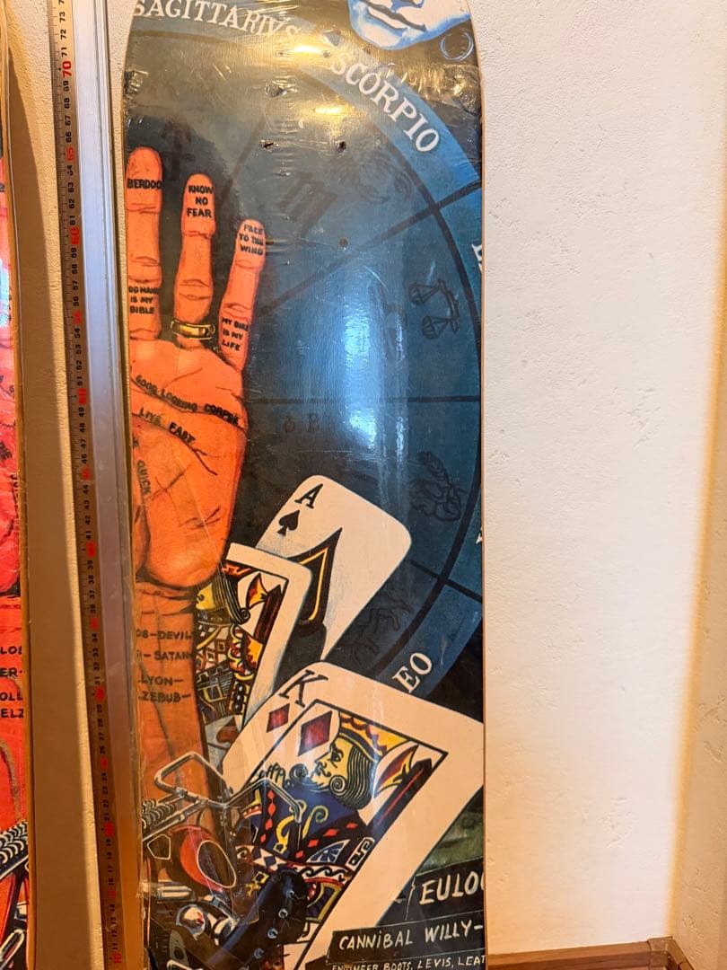 ドリブン　デイビットマン　スケートボードデッキ2枚組セット　チョッパー　ハーレー