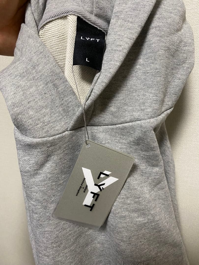 LYFT オーバーサイズスウェットフーディ L グレー