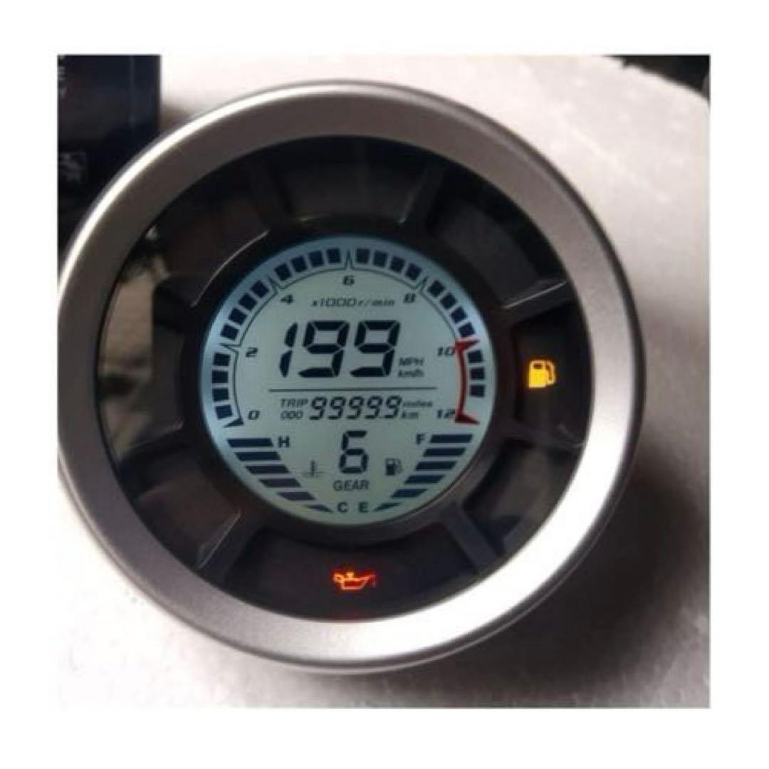 タコメーター オドメーター 12000RPM 199km/h