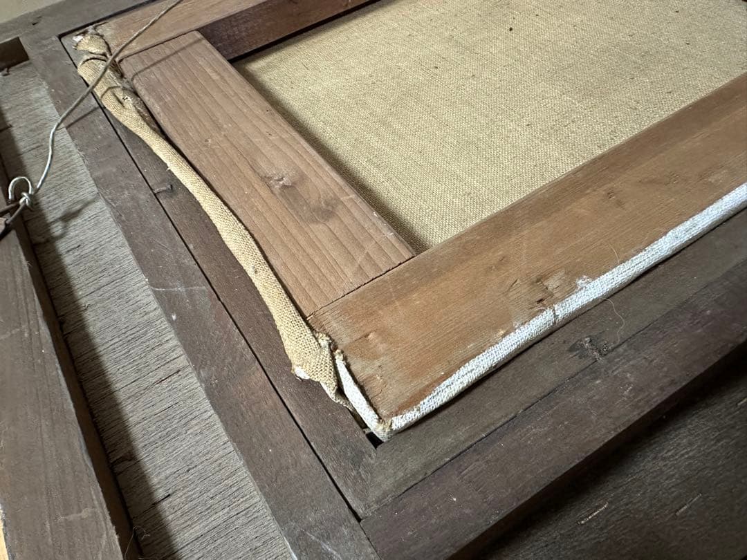 村岡大洋(TAIYO)作 油絵 「静物」美術品 40cm×45cm×4cm 果物