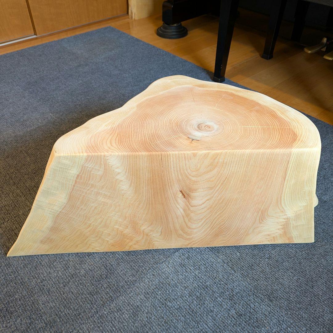 まな　天然檜　切り株　椅子　スツール　テーブル　高さ約25㎝