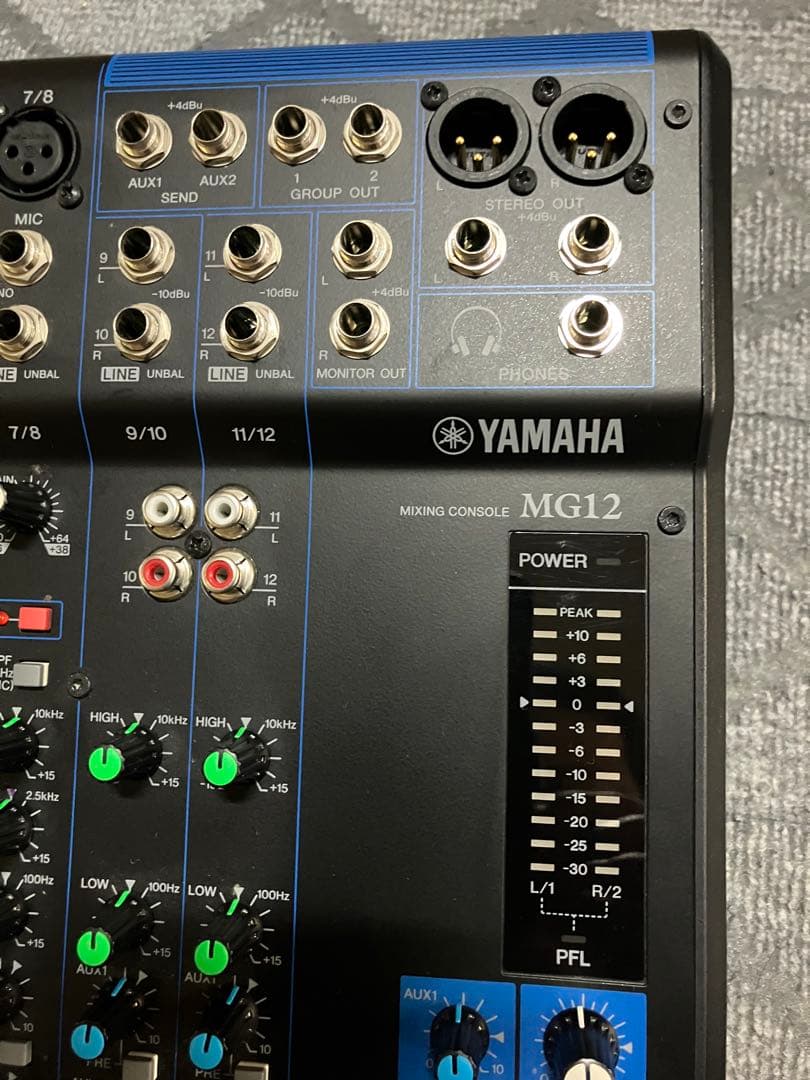 【美品】YAMAHA ヤマハ MG12 ミキシングコンソール 作動品
