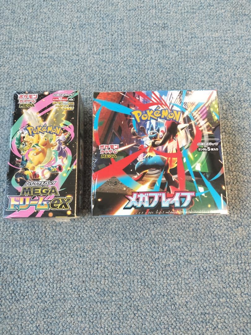 ポケモンカード MEGA ドリームex1BOX　メガブレイブ1BOXシュリンク付