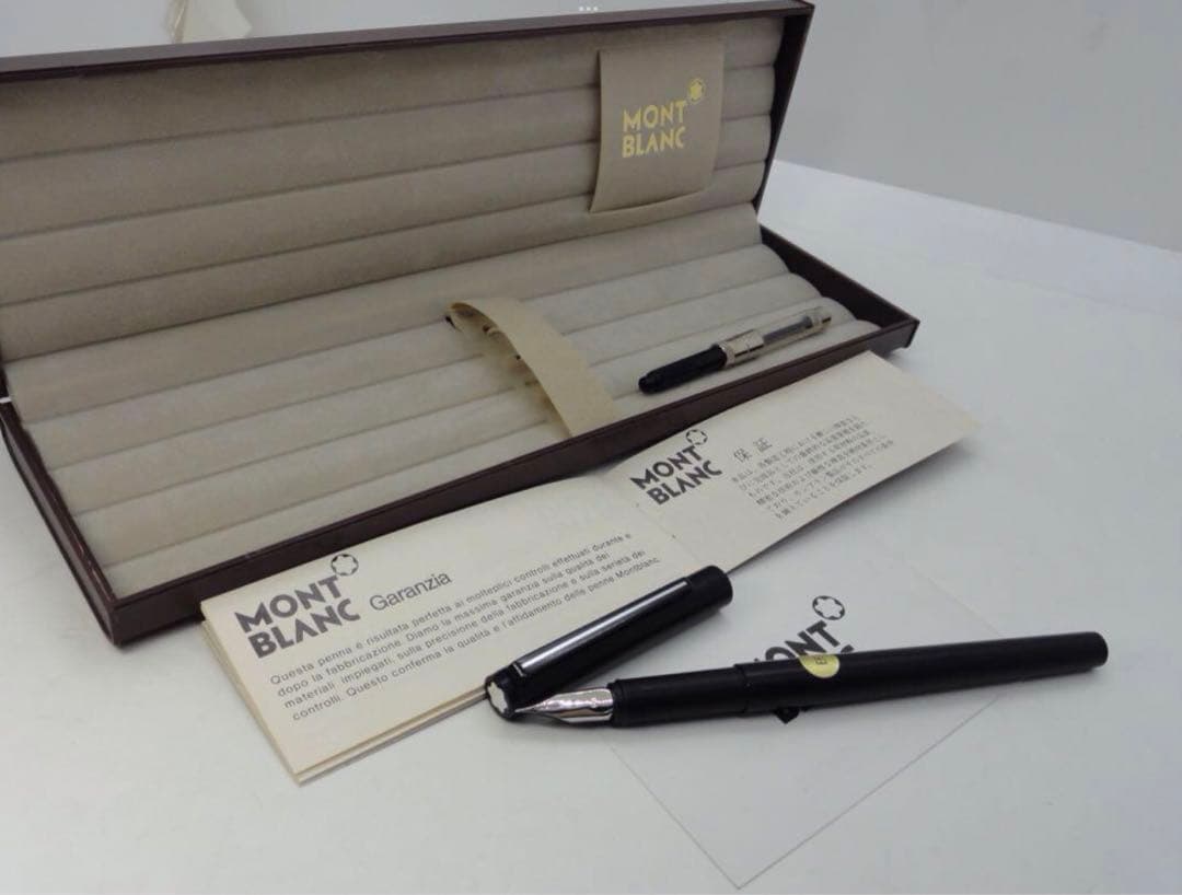 モンブラン　社史上最初で最後の★ブラックロードナイト鉱加工No1124★黒薔薇鉱